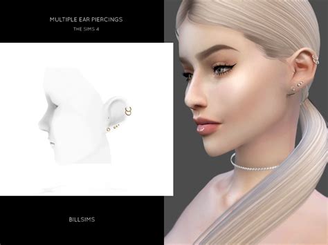 Download Sims 4 Piercings Multiple Ear Piercings Ear Piercings