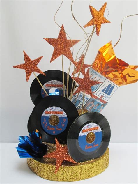 Each Time We Do The Motown Themed Centerpiece It Takes On A Look Of It