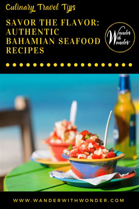 Savor The Flavor Authentic Bahamian Seafood Recipes Wander With Wonder