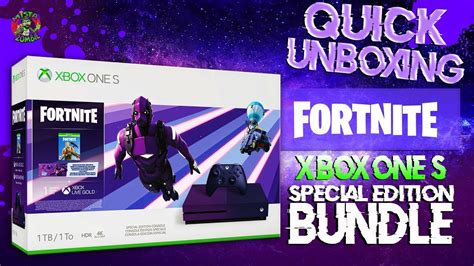Quick Unboxingxbox One S Fortnite Battle Royale Special Edition Bundle