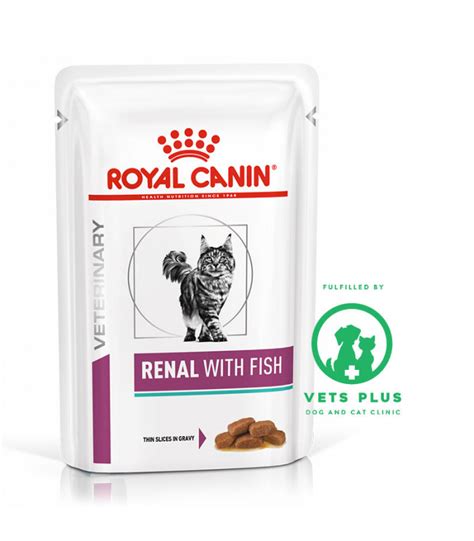Royal canin veterinary diet feline renal support t slices in gravy canned cat food, 3.0 oz $148 99 ($49.66/ounce) ships after order approved by your veterinarian. Royal Canin Veterinary Diet RENAL with FISH 85g Cat Wet ...