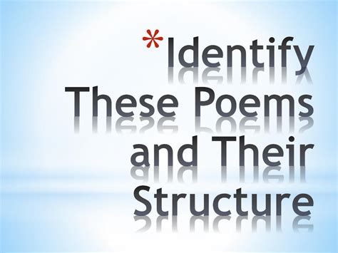 Ppt Poem Structure Powerpoint Presentation Free Download Id1400957