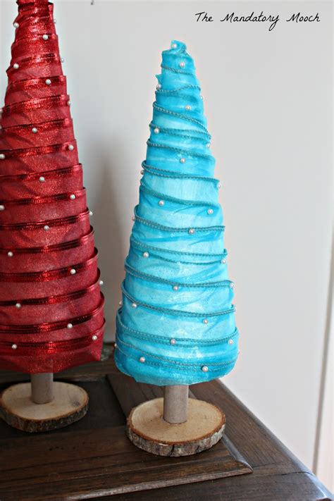 how to make fabric cone trees for a retro modern christmas artofit