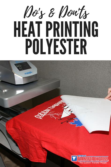 Dos And Donts Of Heat Printing On Polyester Transfer Express Blog