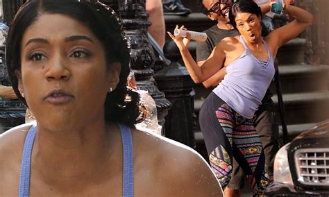 Tiffany Haddish Busts A Move Pulls Some Quirky Faces Between Scenes On