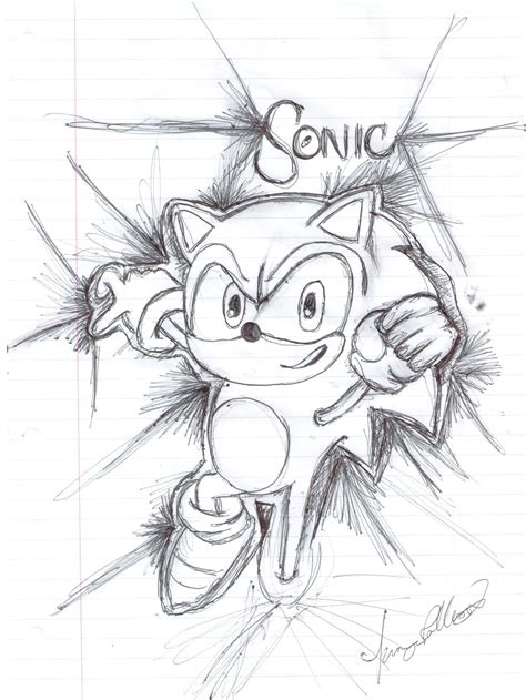 Old School Sonic By Tanyassketches On Newgrounds