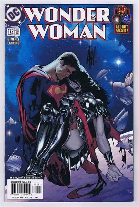 Wonder Woman 172 Vf Nm Signed W Coa Adam Hughes 2001 Dc Comics Pee Wee Comics