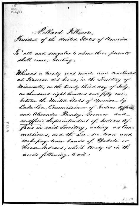Whats In A Treaty Page 1 The Us Dakota War Of 1862