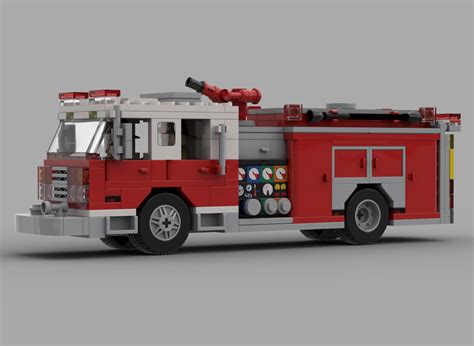 Lego Ideas Fire Truck Engine