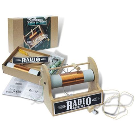 Make Your Own Crystal Radio Kit Radio Kit Radio Kids Electronics