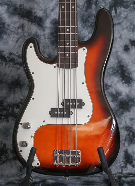 Korean Squier Precision Bass By Fender 1996 Left Handed Korea Reverb