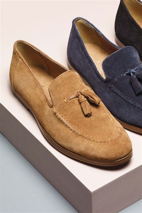 Mens Next Tan Suede Tassel Loafer Brown Loafers Men Outfit Mens