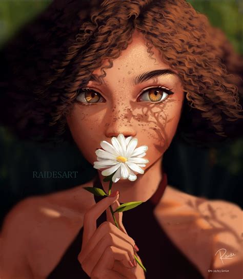 💛 let me know how you like this new portrait in 2021 digital art girl black girl art