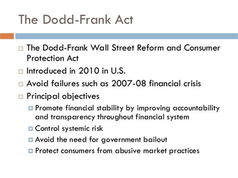 The Dodd Frank And Derivatives Market Chapter 09