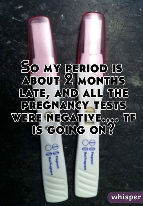 No Period For 2 Months Not Pregnant