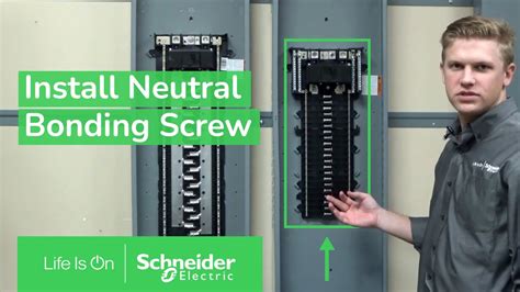 Installing Neutral Bonding Screw On Qo And Homeline Load Centers