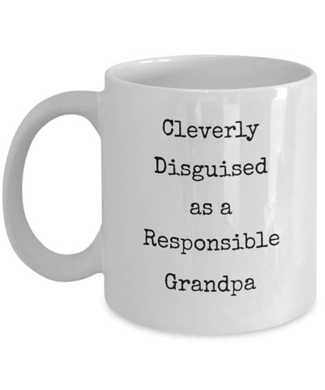 Funny Grandpa T Coffee Mug New Grandpa Grandfather