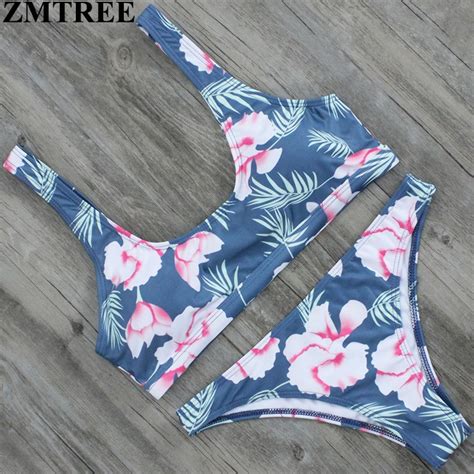 Zmtree Exclusive Design Bikinis 2017 Plus Size Bathing Suit Set Push Up