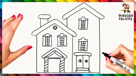 Cómo Dibujar Una Mansion Paso A Paso 🏘️ Dibujo Casa Grande Youtube