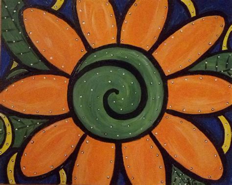 Mexican Flower Painting At Explore Collection Of
