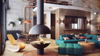 25 Phenomenal Industrial Style Living Room Designs With Brick Walls