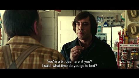 No Country For Old Men Coin Toss Scene Hd Youtube