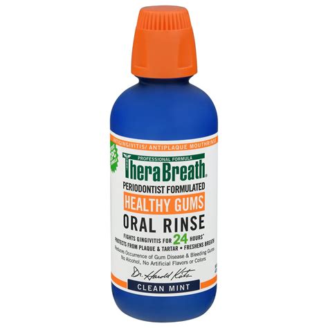 Therabreath Clean Mint Healthy Gums Oral Rinse Shop Mouthwash At H E B