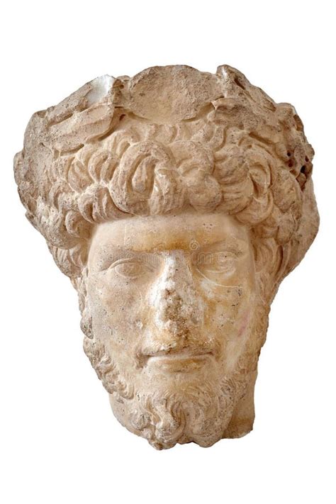 Ancient Bust Of Marble From The Period Of Carthage Stock Photo Image