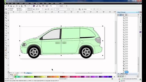 Creating Vehicle Wraps In Coreldraw Graphics Suite X6 Youtube