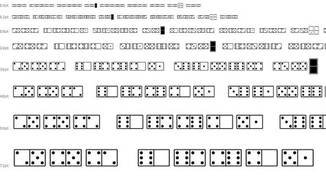 White Dominoes Font By Intellecta Design Fontriver