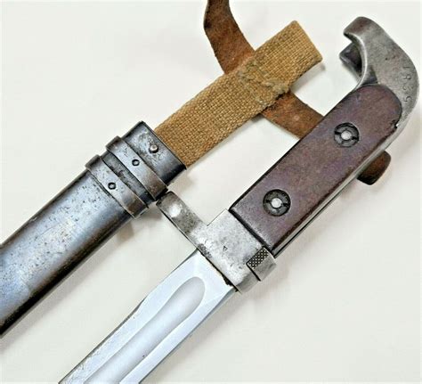 Post Ww2 1950s Russian Soviet Combat Knife And Scabbard Sword Army Jb