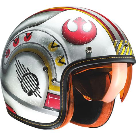 Hjc Fg 70s X Wing Fighter Pilot Open Face Motorcycle Helmet Star Wars