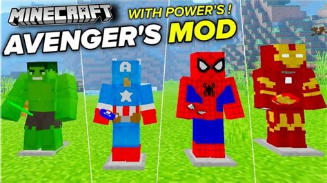Avengers Armoursuit For Mcpe Best Avenger Mod For Minecraft Pe
