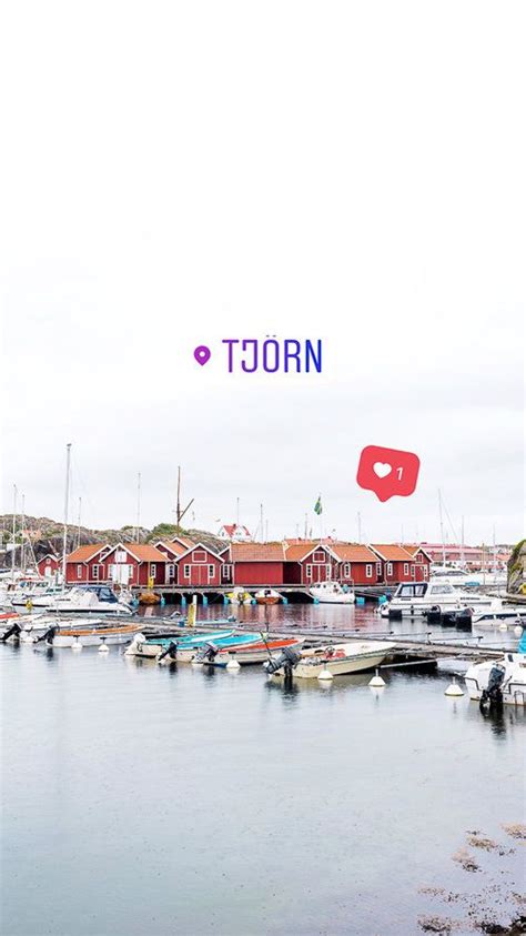 The Picturesque Harbor In Skärhamn On The Island Of Tjörn The