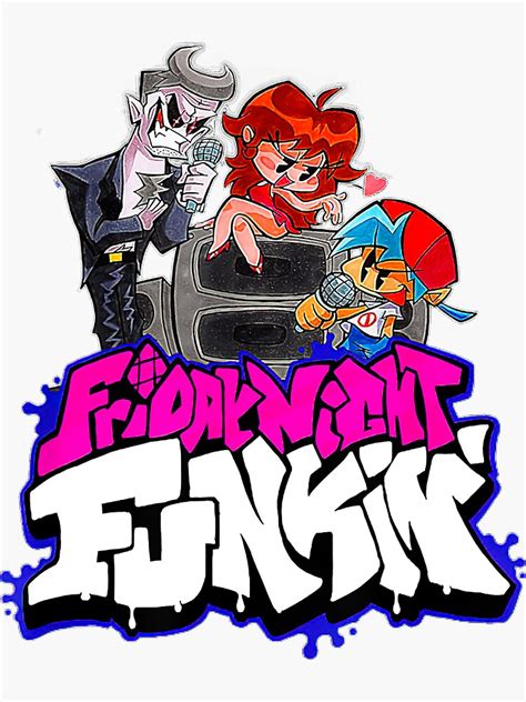 Friday Night Funkin 3 Sticker For Sale By Fnfunk251 Redbubble