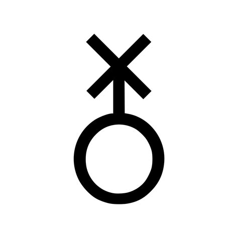 nonbinary gender symbol vinyl decal sticker genderqueer sign etsy