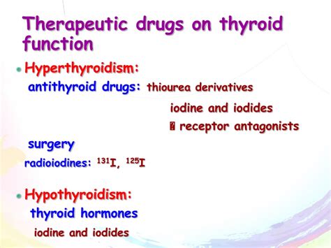 Ppt Thyroid Hormones And Antithyroid Drugs Powerpoint Presentation