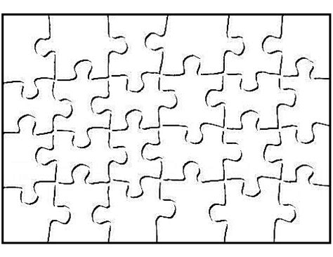 Free Jigsaw Puzzle Templates Printable Printable Templates