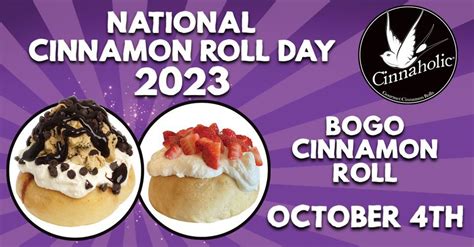 National Cinnamon Roll Day Bogo At Cinnaholic Cinnaholic London