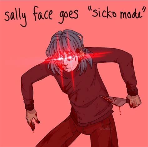 Sally Face Memes 17 Sally Face Game Face Sally Man