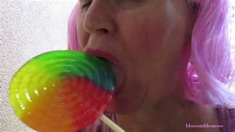 ASMR Eating A Sweet Lollipop EXTREME Eating Sounds YouTube
