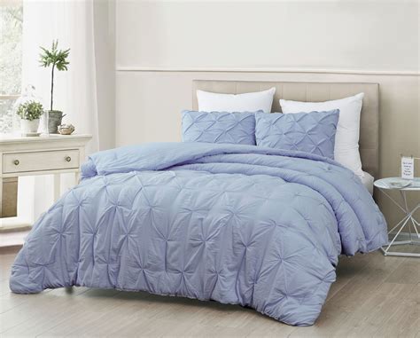Of course, this versatile comforter set is a decorators dream. Mari 3pc Comforter Set, Stonewashed Pinch Pleat Bed Cover ...