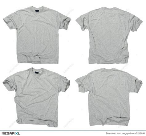 Free 3393 Grey T Shirt Template Front And Back Yellowimages Mockups