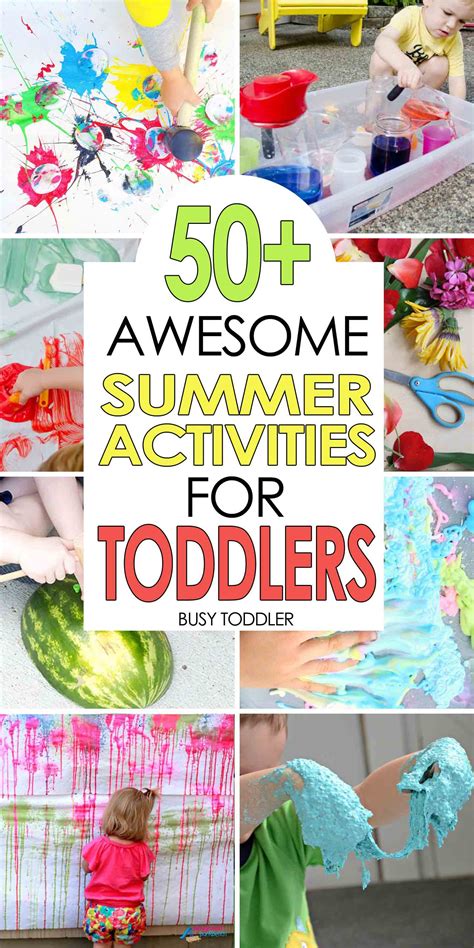 50 Summer Activities For Toddlers These Are The Best Busy Toddler
