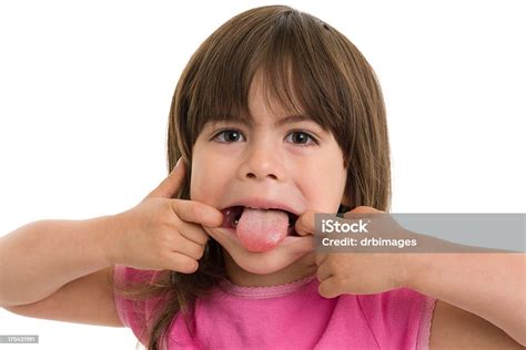Little Girl Sticking Out Tongue Stock Photo Download Image Now 2 3