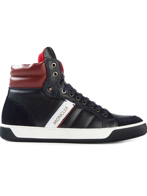 Moncler New Lyon Sneakers In Brown For Men Blue Lyst