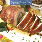 Turkey Breast Roulade With Sausage Apple Sage Stuffing Taste Of