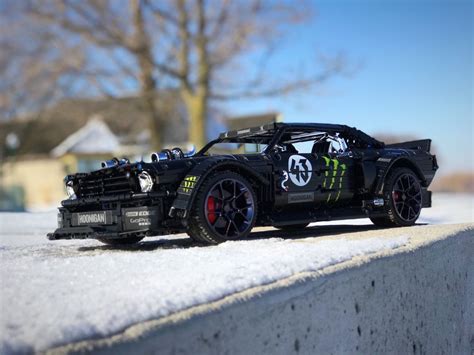 Lego Moc Ford Mustang Hoonicorn V2 By Loxlego Rebrickable Build