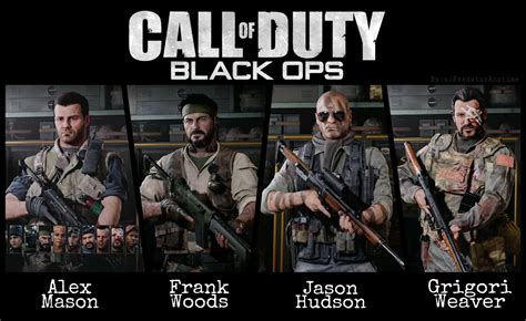 A Homage To Black Ops I Cornerstone Characters In Their Appearances