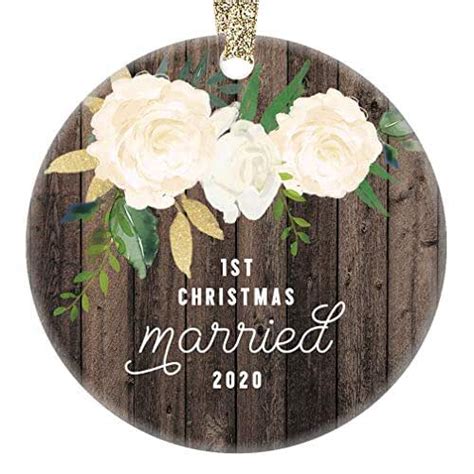 26 unique gifts for couples that they can enjoy together on christmas, their anniversary, and more. Amazon.com: 1st Christmas Married Ornament 2020 Gifts for ...